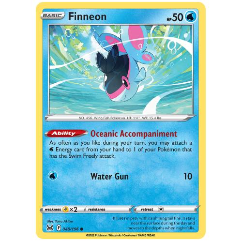 Pokemon TCG Finneon Sword & Shield Lost Origin [40/196]