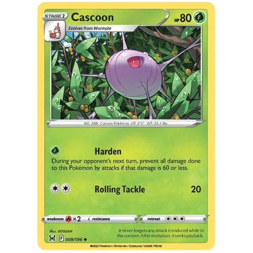 Pokemon TCG Cascoon Sword & Shield Lost Origin [9/196]