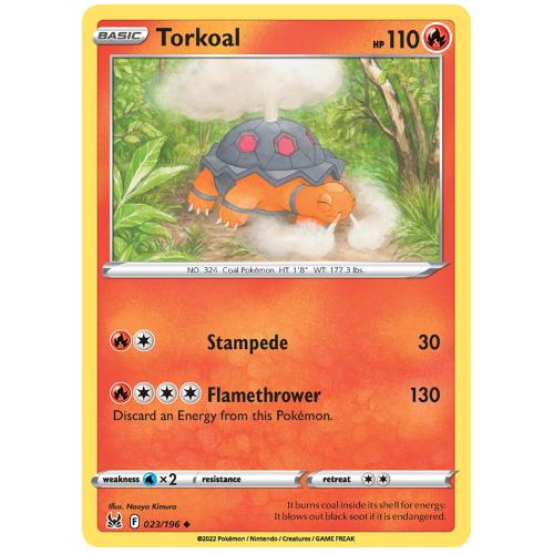 Pokemon TCG Torkoal Sword & Shield Lost Origin [23/196]