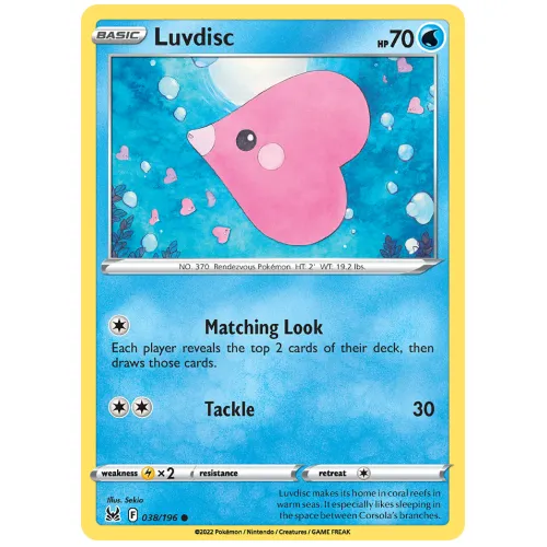 Pokemon TCG Luvdisc Sword & Shield Lost Origin [38/196]