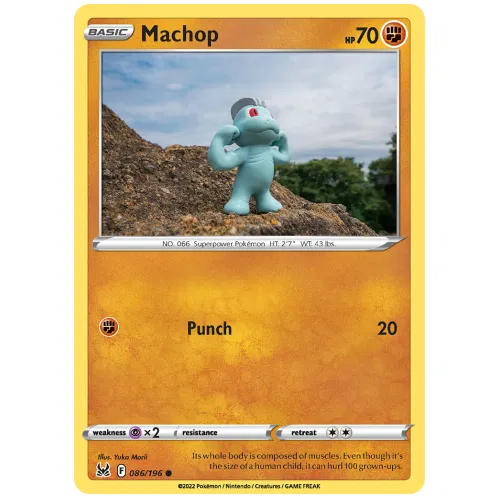 Pokemon TCG Machop Sword & Shield Lost Origin [86/196]