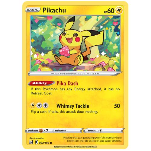 Pokemon TCG Pikachu Sword & Shield Lost Origin [52/196]