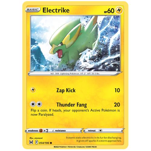 Pokemon TCG Electrike Sword & Shield Lost Origin [54/196]