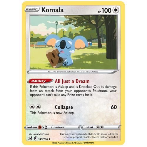 Pokemon TCG Komala Sword & Shield Lost Origin [149/196]