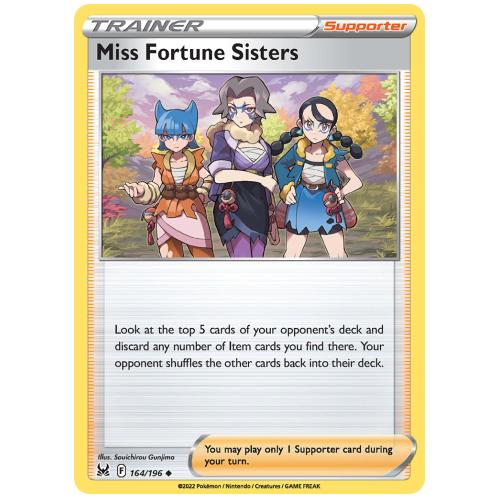 Pokemon TCG Miss Fortune Sisters Sword & Shield Lost Origin [164/196]