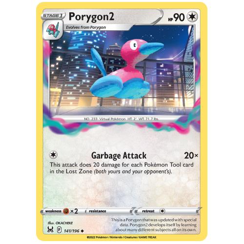 Pokemon TCG Porygon2 Sword & Shield Lost Origin [141/196]