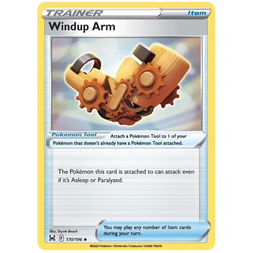 Pokemon TCG Windup Arm Sword & Shield Lost Origin [170/196]