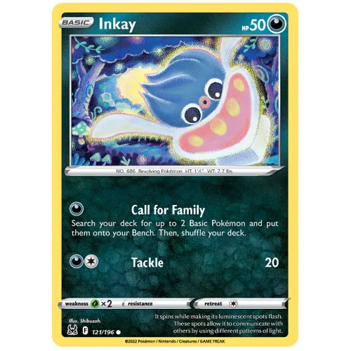 Pokemon TCG Inkay Sword & Shield Lost Origin [121/196]