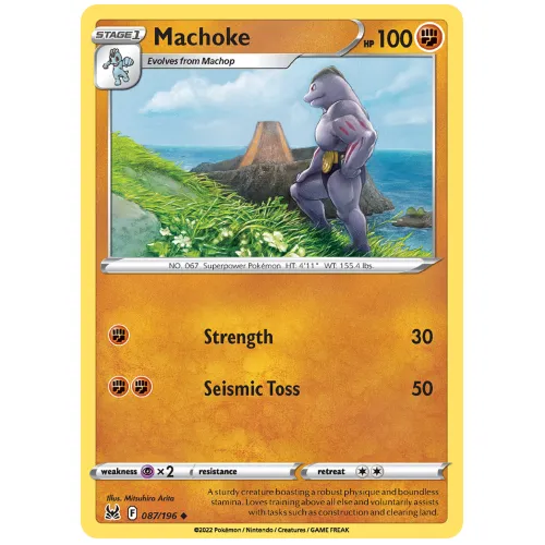 Pokemon TCG Machoke Sword & Shield Lost Origin [87/196]