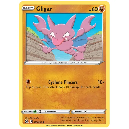 Pokemon TCG Gligar Sword & Shield Lost Origin [95/196]