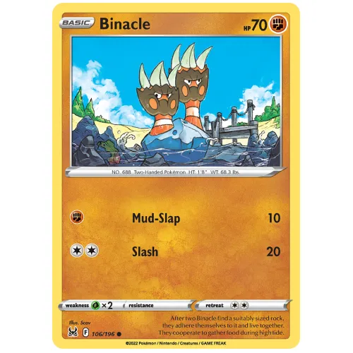 Pokemon TCG Binacle Sword & Shield Lost Origin [106/196]