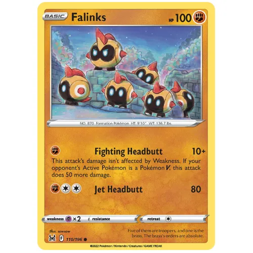 Pokemon TCG Falinks Sword & Shield Lost Origin [110/196]