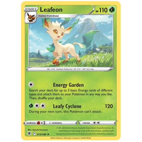 Pokemon TCG Leafeon Sword & Shield Astral Radiance [13/189]