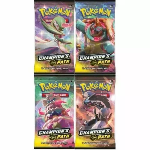 Pokemon TCG Champion's Path Booster Pack Code Card