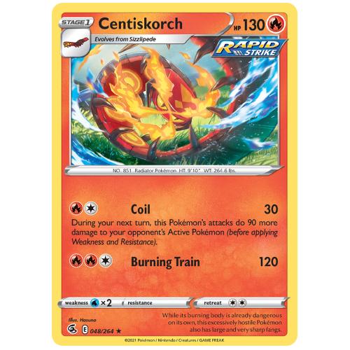 Pokemon TCG Centiskorch Sword & Shield Fusion Strike [48/264]