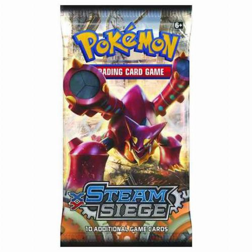 Pokemon TCG XY Steam Siege Booster Pack Code Card