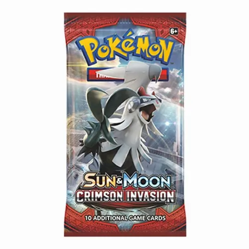Pokemon TCG Sun & Moon Crimson Invasion Booster Pack Code Card