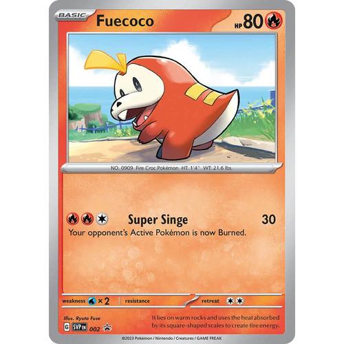 Pokemon TCG Paldea Collections Fuecoco Code Card