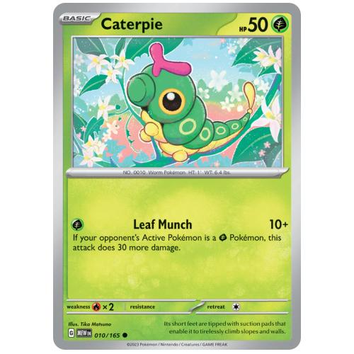 Pokemon TCG Caterpie Scarlet & Violet 151 [10/165]