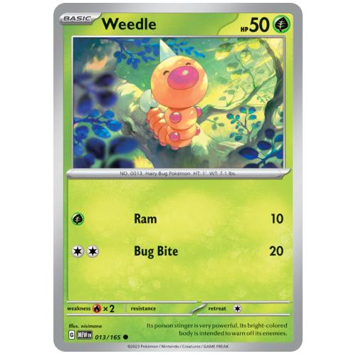 Pokemon TCG Weedle Scarlet & Violet 151 [13/165]