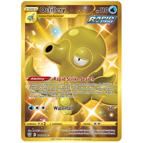 Buy Pokemon Tcg Octillery Sword And Shield Battle Styles Rare Secret 178163 Tcgvee Uk 9995