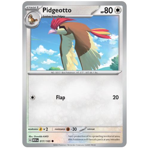 Pokemon TCG Pidgeotto Scarlet & Violet 151 [17/165]