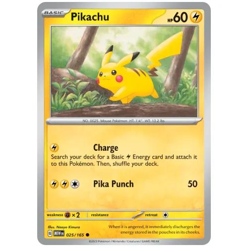 Pokemon TCG Pikachu Scarlet & Violet 151 [25/165]