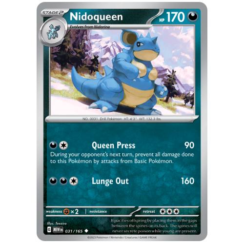 Pokemon TCG Nidoqueen Scarlet & Violet 151 [31/165]