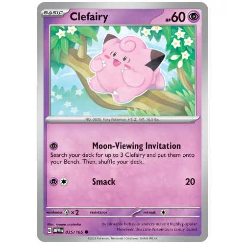 Pokemon TCG Clefairy Scarlet & Violet 151 [35/165]