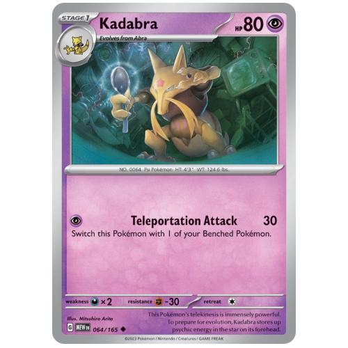 Pokemon TCG Kadabra Scarlet & Violet 151 [64/165]