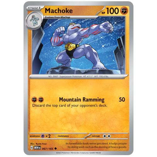 Pokemon TCG Machoke Scarlet & Violet 151 [67/165]