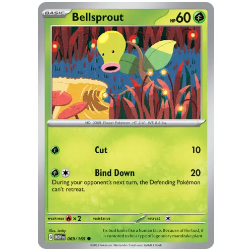 Pokemon TCG Bellsprout Scarlet & Violet 151 [69/165]