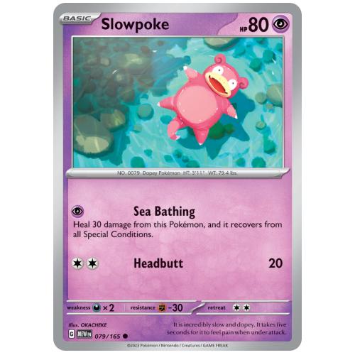 Pokemon TCG Slowpoke Scarlet & Violet 151 [79/165]