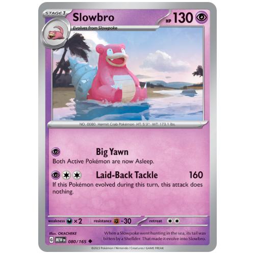 Pokemon TCG Slowbro Scarlet & Violet 151 [80/165]