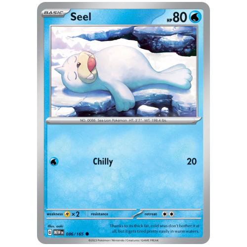 Pokemon TCG Seel Scarlet & Violet 151 [86/165]