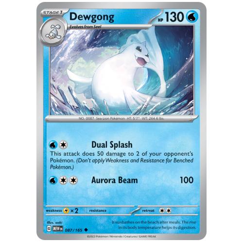 Pokemon TCG Dewgong Scarlet & Violet 151 [87/165]