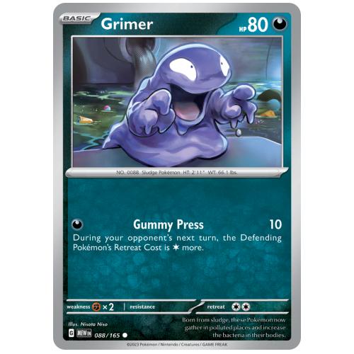 Pokemon TCG Grimer Scarlet & Violet 151 [88/165]