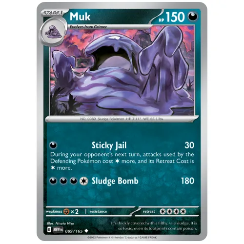 Pokemon TCG Muk Scarlet & Violet 151 [89/165]