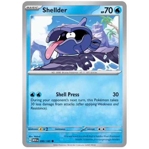 Pokemon TCG Shellder Scarlet & Violet 151 [90/165]