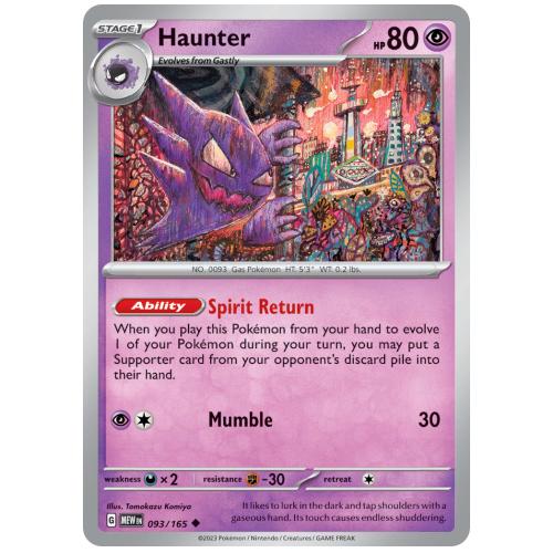 Pokemon TCG Haunter Scarlet & Violet 151 [93/165]