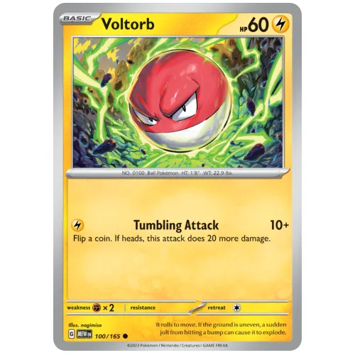 Pokemon TCG Voltorb Scarlet & Violet 151 [100/165]