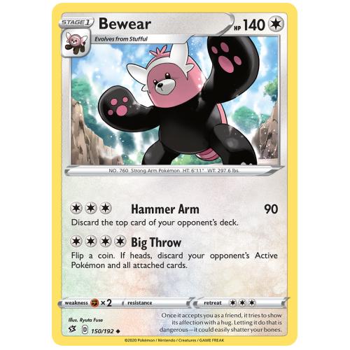 Pokemon TCG Bewear Sword & Shield Rebel Clash [150/192]