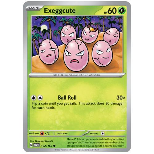 Pokemon TCG Exeggcute Scarlet & Violet 151 [102/165]