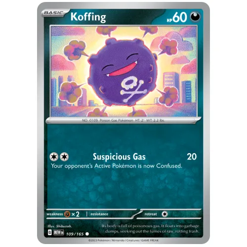 Pokemon TCG Koffing Scarlet & Violet 151 [109/165]