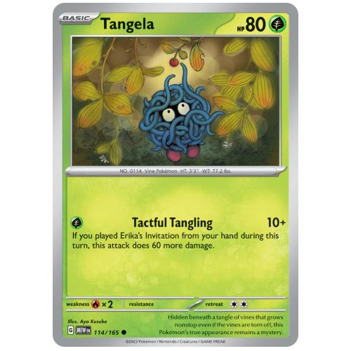 Pokemon TCG Tangela Scarlet & Violet 151 [114/165]