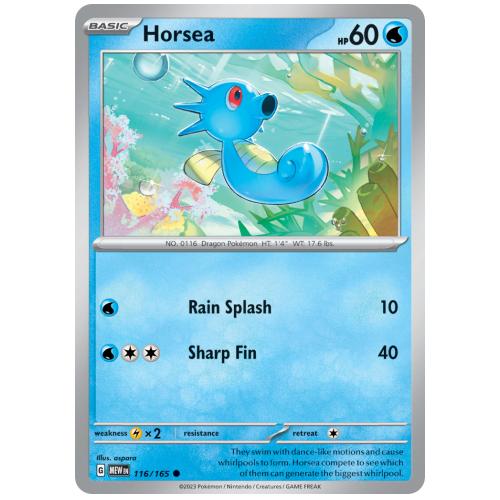 Pokemon TCG Horsea Scarlet & Violet 151 [116/165]