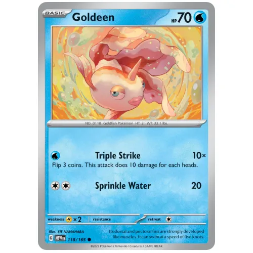 Pokemon TCG Goldeen Scarlet & Violet 151 [118/165]