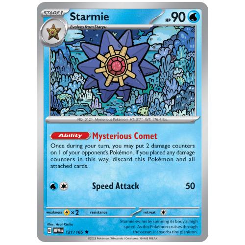 Pokemon TCG Starmie Scarlet & Violet 151 [121/165]