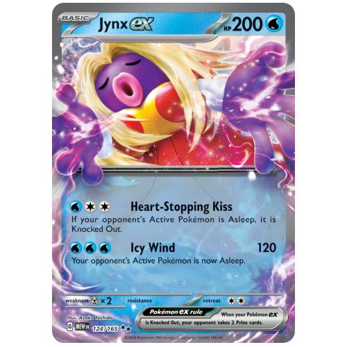 Pokemon TCG Jynx ex Scarlet & Violet 151 Double Rare [124/165]