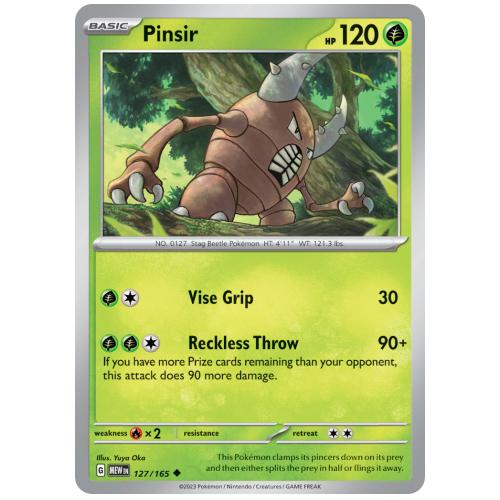 Pokemon TCG Pinsir Scarlet & Violet 151 [127/165]